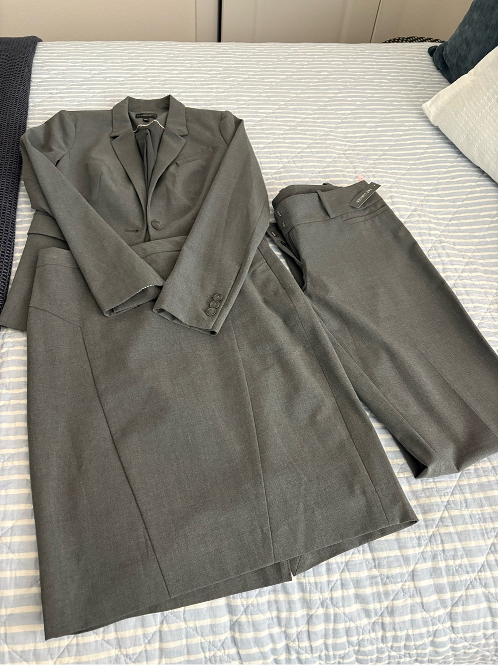The Limited Grey Suit Set